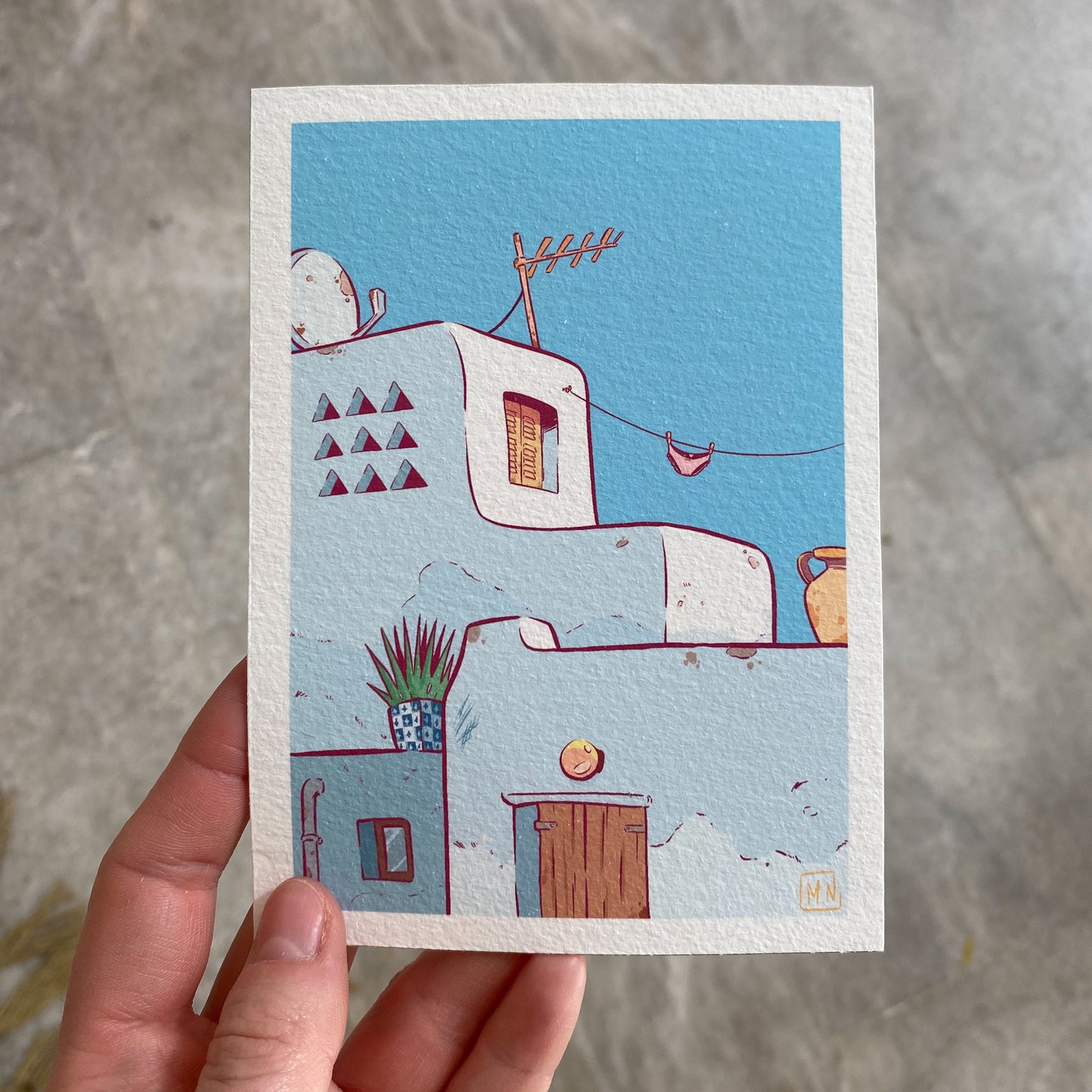 The Laundry - Art Print (tiny defaults)