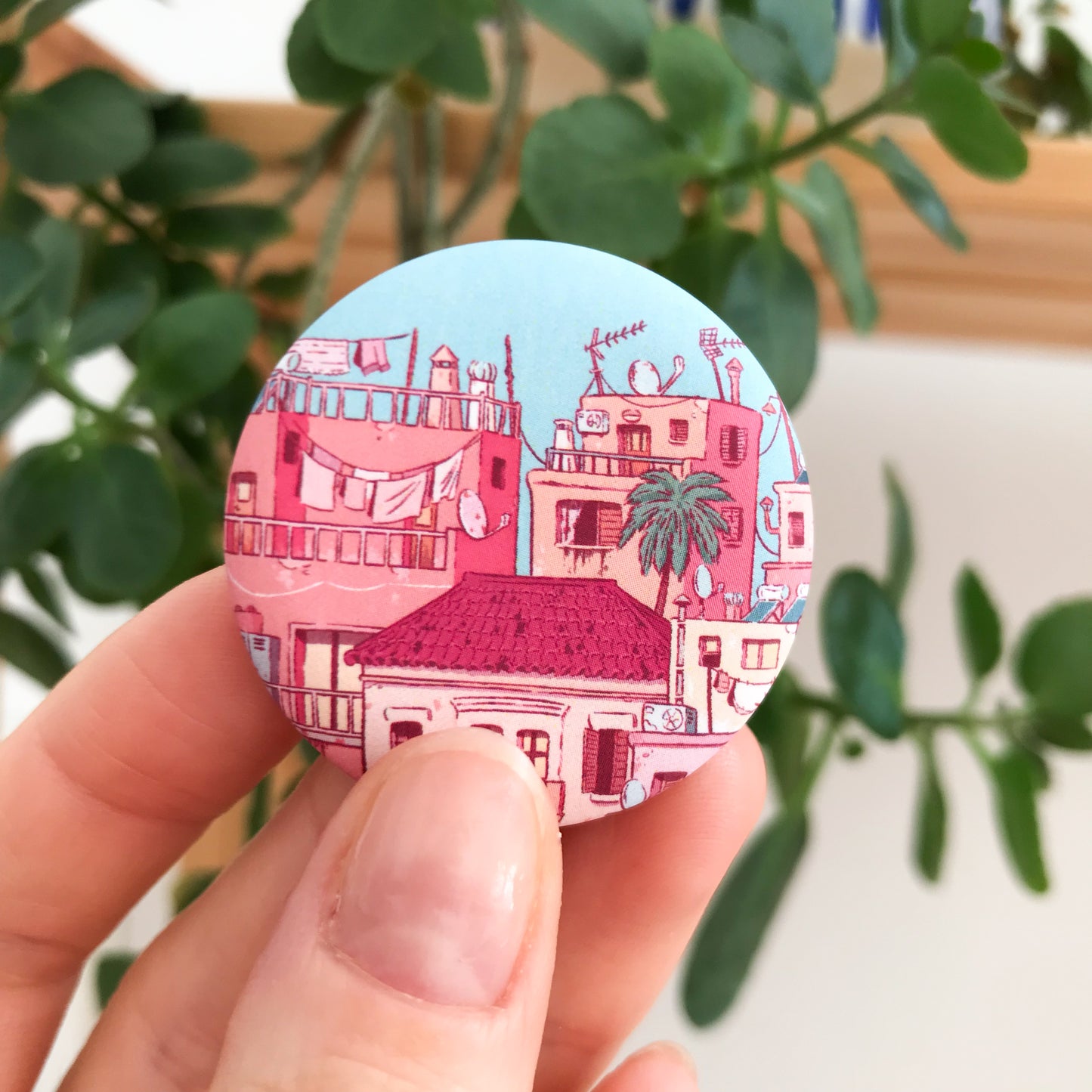 Athens City- Button Pins