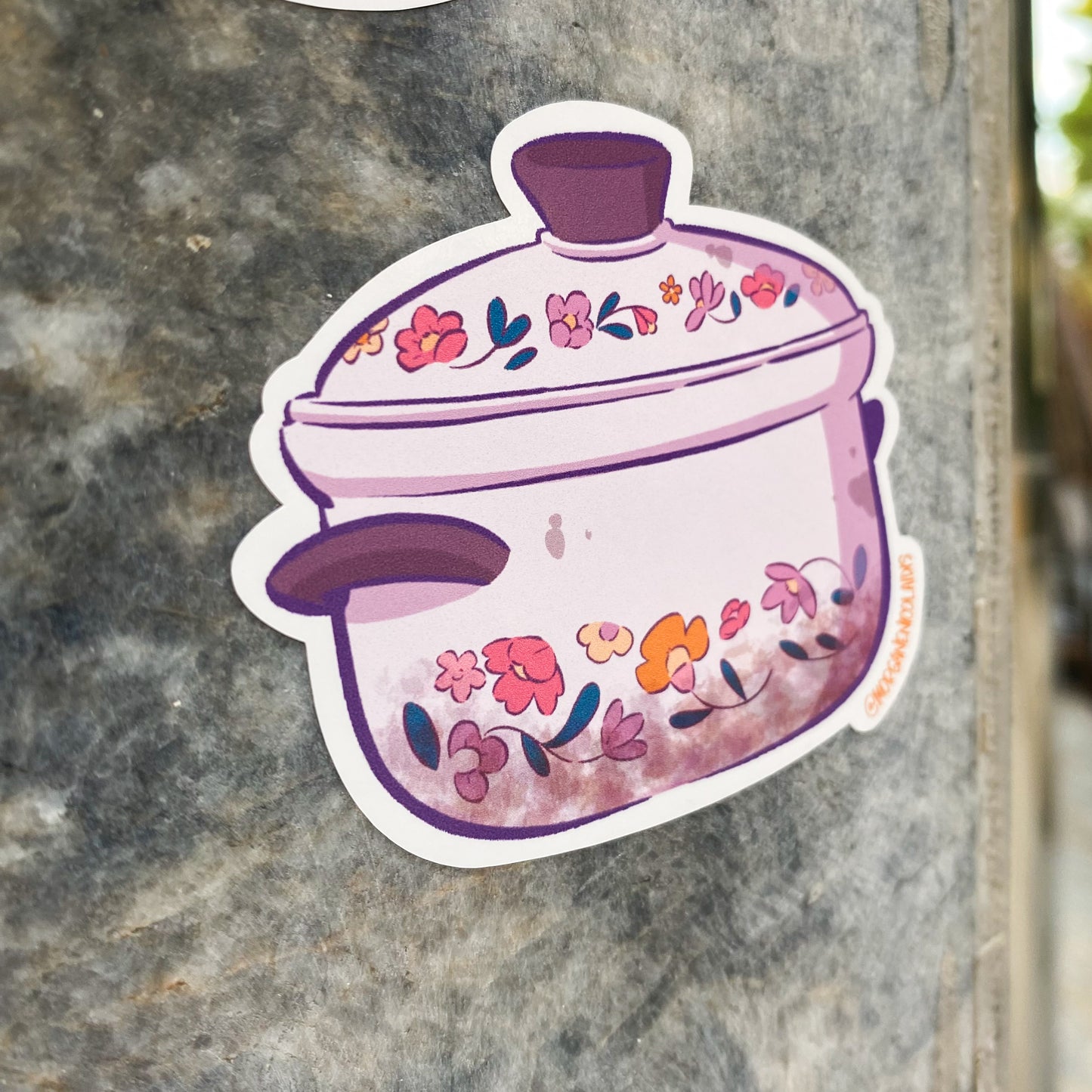 The cutest pot - STICKER